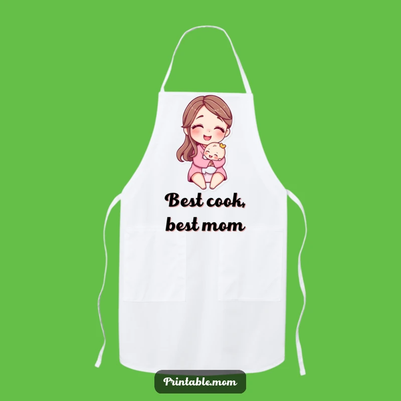 Funny Motherly Hug Apron: Cook with Love & Smiles!
