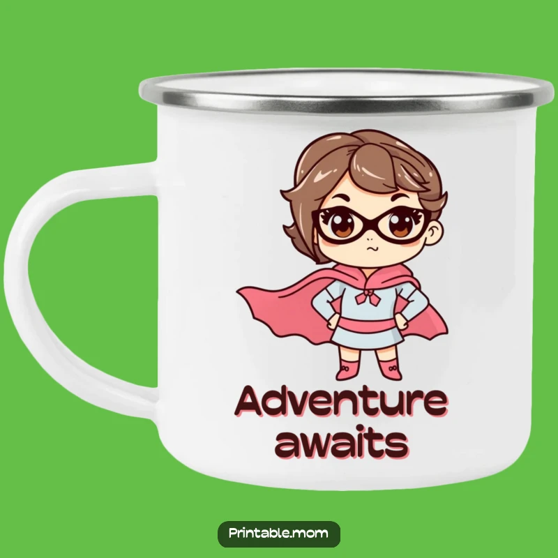 Funny Mom Adventure Cape Mug: Hilarious Gift for the Trailblazing Mom!