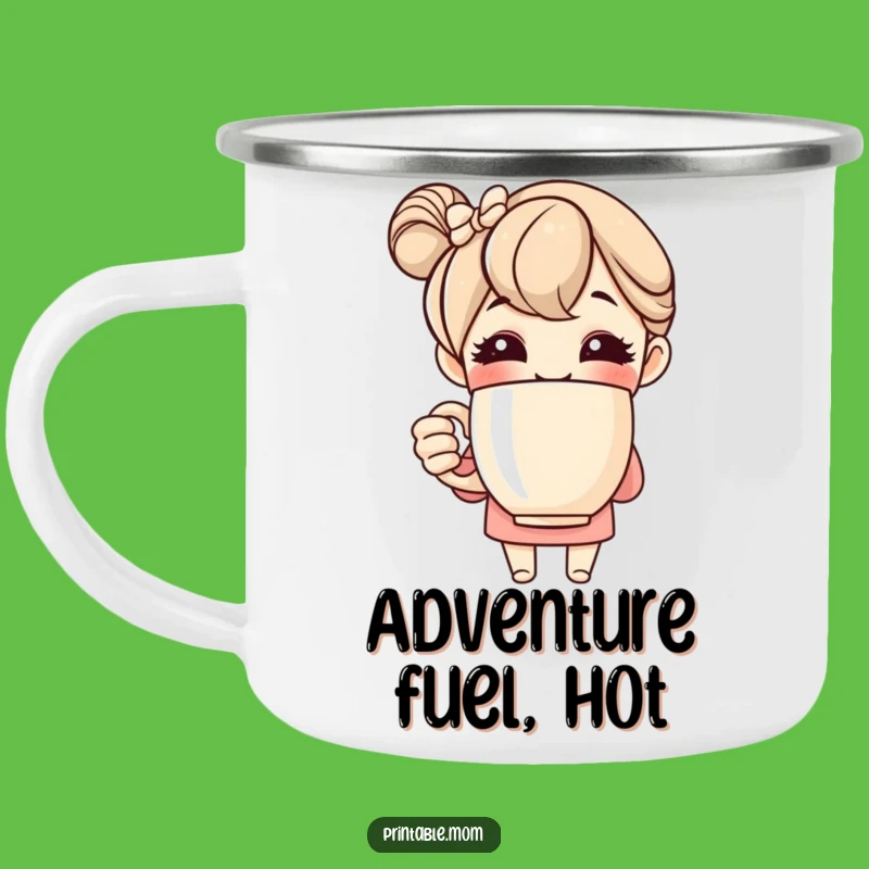 Funny Mom Camping Mug: Cheerful Mom's Adventure Fuel, Perfect Funny Gift!