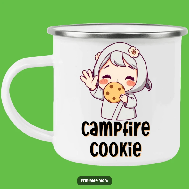 Funny Mom Camping Mug: Cookie Wave, Perfect Trail Treat Holder