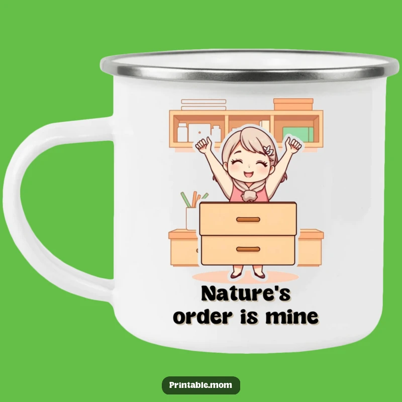 Funny Mom's Organized Adventure Mug - Triumphant Camping Gear!