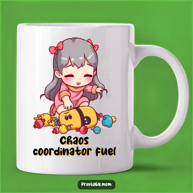 Funny Mom Life Mug: Tripping Over Toys, Perfect Gift for Hilarious Parenting Moments