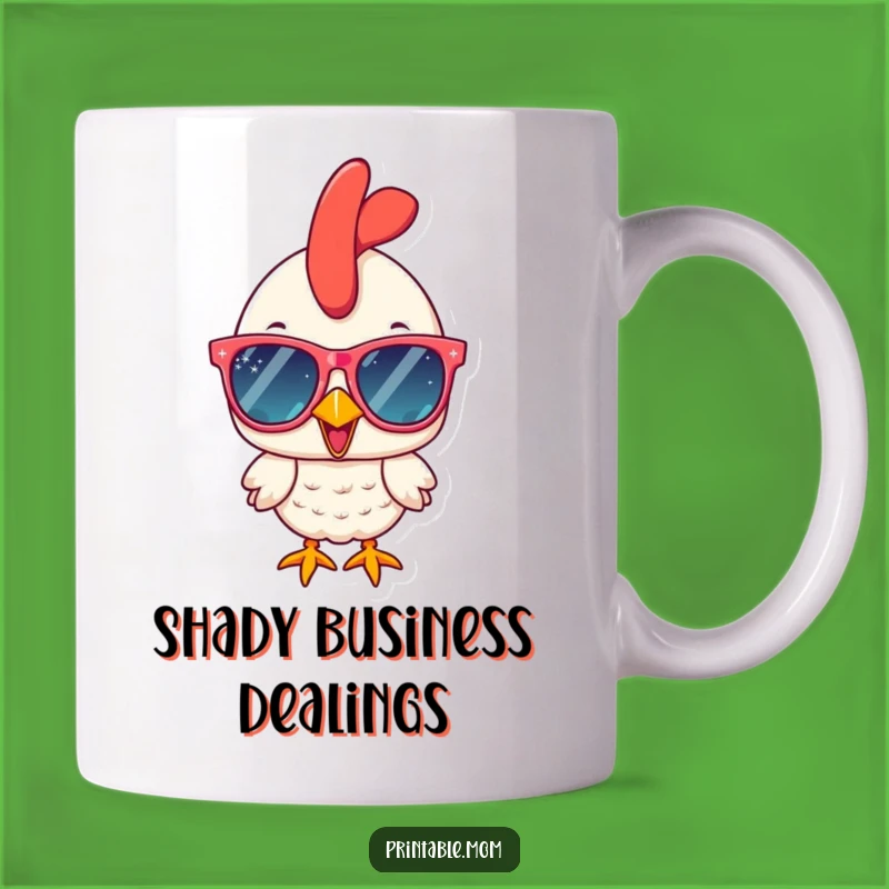 Funny Chicken Sunglasses Mug: A Cheerful Gift for Any Occasion