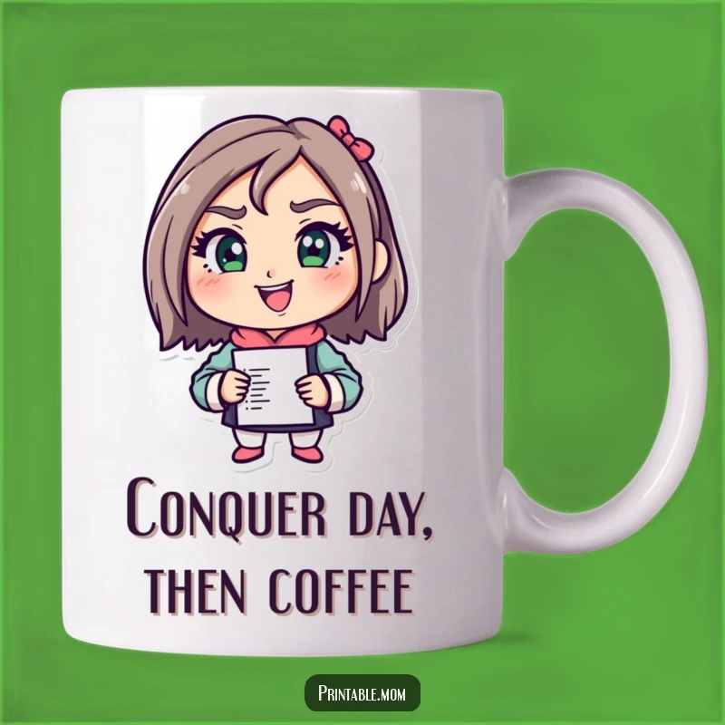 Funny Mom Boss Mug: Conquer To-Dos, Perfect Gift for Busy Moms