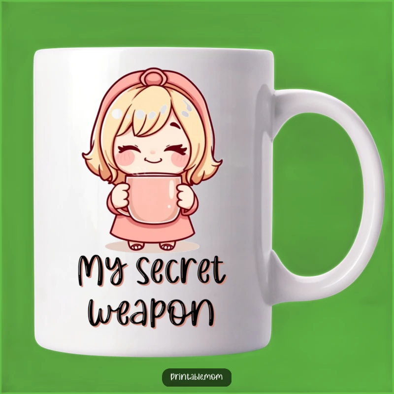 Funny Mom Wink Mug - Playful Coffee Lover Mom Gift Idea