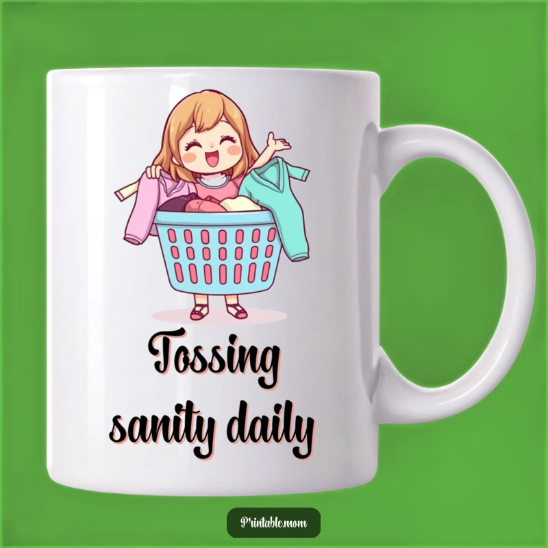 Funny Laundry Mom Mug - Hilarious Mom Life Gift for Busy Mothers