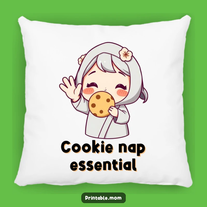 Funny Mom Pillow: Cookie Wave Comfort, Perfect Cozy Sweet Accent