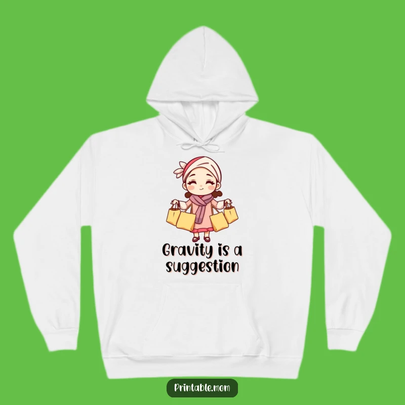 Cozy Funny Mom Hoodie: Grocery Juggling Master, Warm and Hilarious Gift