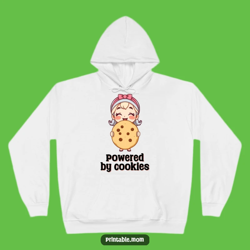 Funny Cheerful Mom Cookie Hoodie - Cozy Gift for the Star Baker!