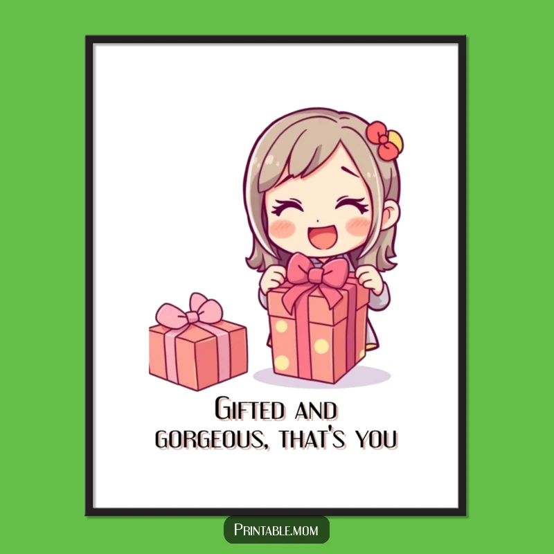 Funny Printable Wall Art for Mom: Free Printable Gift of Joy