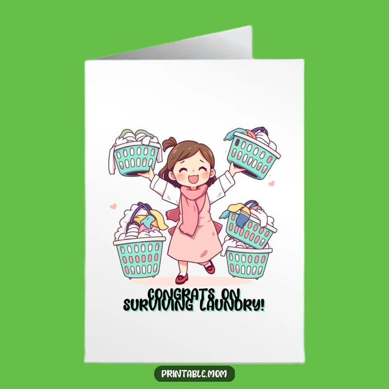 Free Printable Mom Congrats Card: Funny Downloadable Gift for Life's Wins