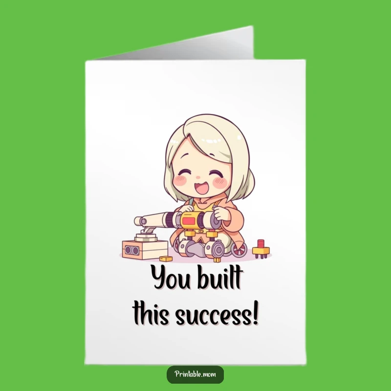 Mom Toy Triumph Free Printable Congratulations Card Funny Downloadable Success