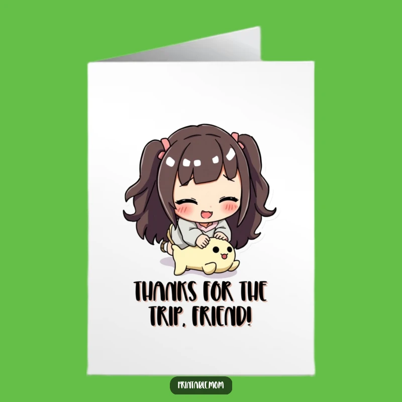 Free Printable Thank You Card: Mom's Toy Trip Funny Downloadable Gift