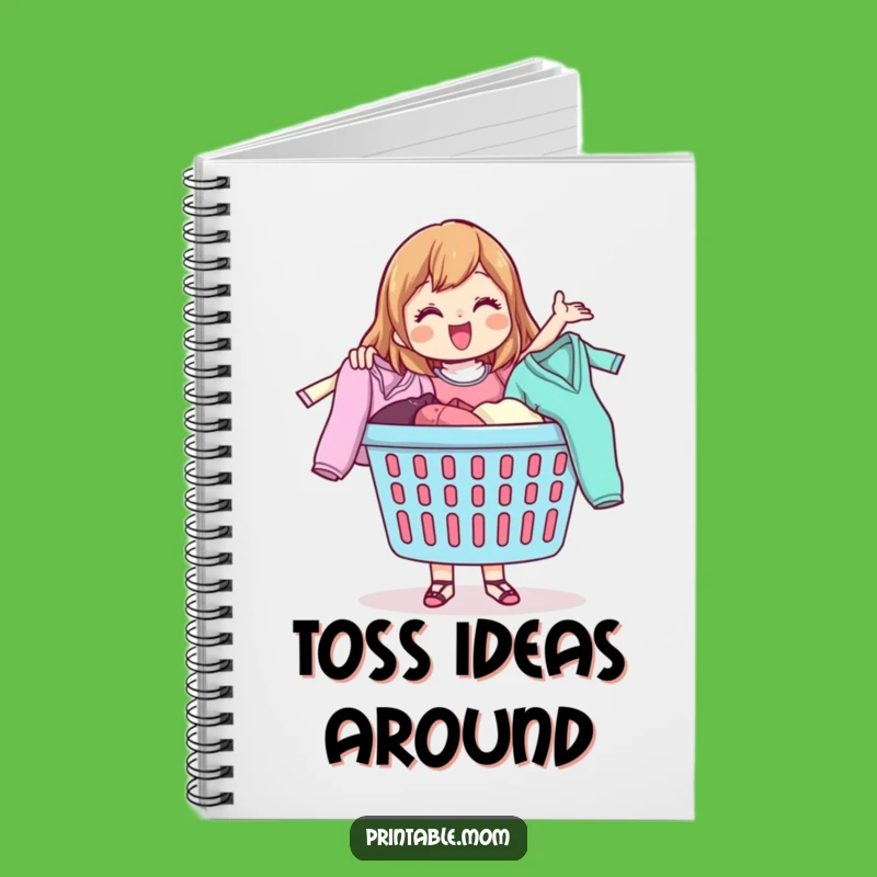 Funny Laundry Mom Notebook - Organize Your Life, Hilarious Mom Gift Idea