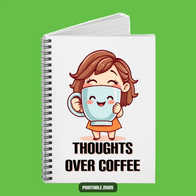 Funny Mom Coffee Notebook: Jot Down Ideas with Caffeine Fueled Humor
