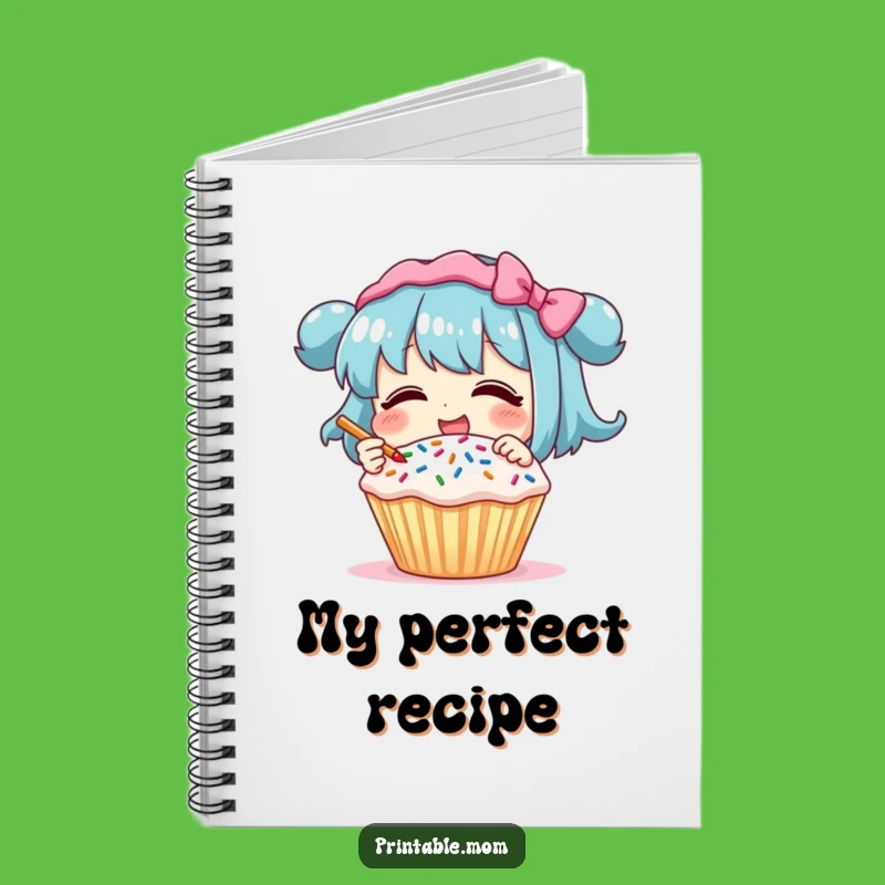 Funny Notebook: Giggling Cupcake Decorator, Sweet Journal Gift