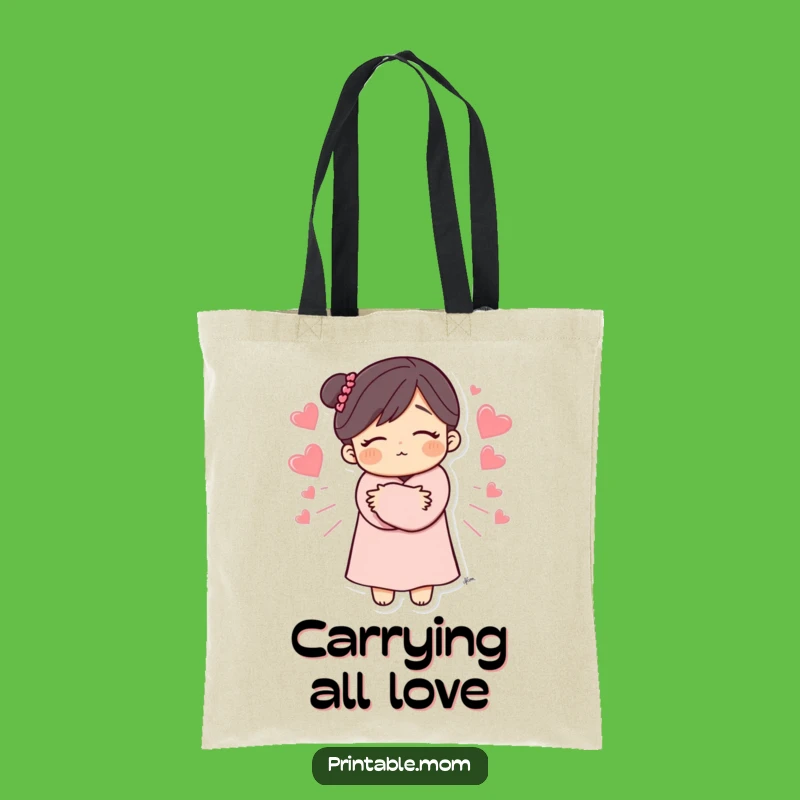 Funny Mom Hug Tote Bag: Carry Love, Chic & Funny Gift Idea