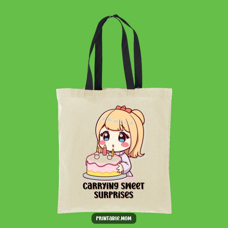 Funny Surprised Mom Tote Bag: Carry Your Sweet Success with Pride!