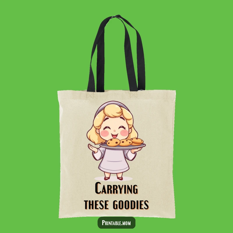 Funny Mom Baker Tote Bag: Carry Your Pride, a Hilarious Gift!