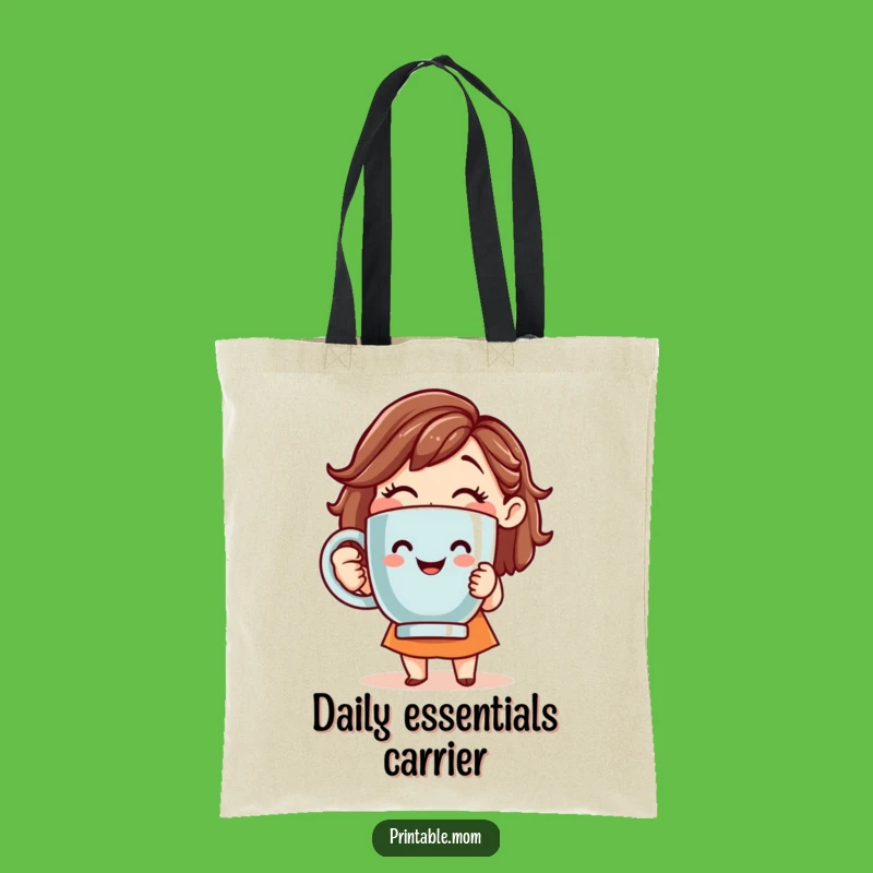 Funny Mom Coffee Tote Bag: Carry Your Caffeine Confidence Daily
